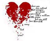 my broken heart..