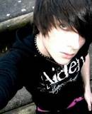 emo boy scene hair