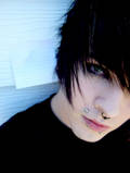 emo boy scene hair